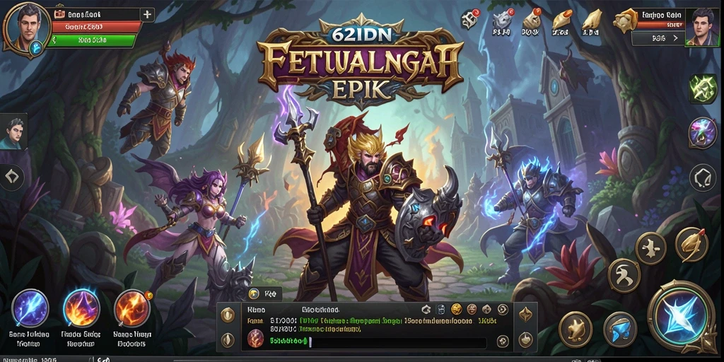 Tampilan gameplay seru di <strong>62IDN</strong> yang menyajikan pertempuran epik.