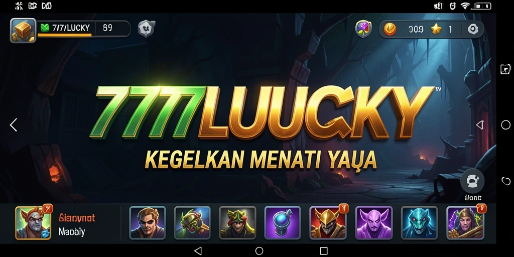 Screenshot gameplay 777LUCKY menampilkan suasana mencekam dan menyeramkan.