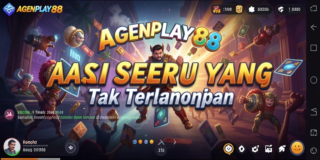 Tampilan gameplay AGENPLAY88 yang penuh aksi dan tantangan seru.