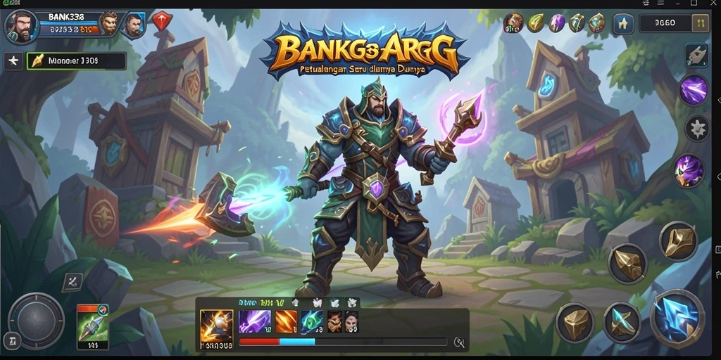 Tampilan gameplay <strong>BANK338</strong> dengan pertarungan yang seru dan grafis luar biasa.