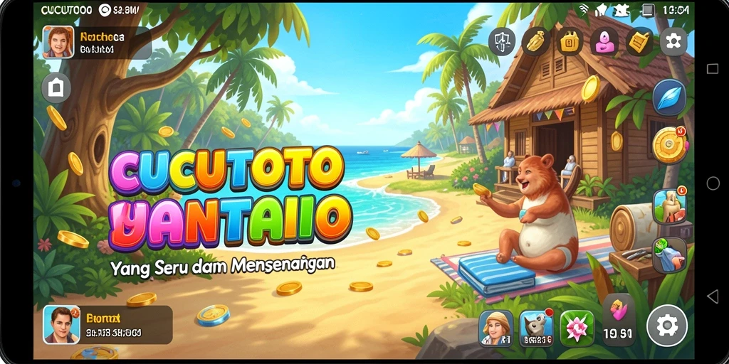 Screenshot gameplay CUCUTOTO dengan suasana permainan yang santai dan menyenangkan.