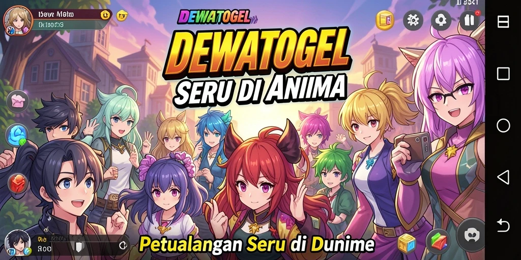 Tampilan yang memukau dari gameplay <strong>DEWATOGEL</strong> dengan karakter anime yang menarik.