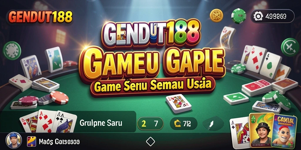 Tampilan menarik gameplay Gaple di GENDUT188.
