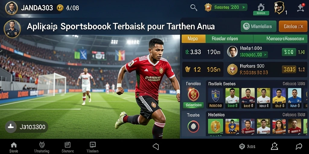 Tampilan gameplay menarik dari aplikasi Sportsbook JANDA303.