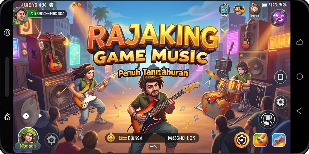 Tampilan gameplay RAJAKING yang menarik dan interaktif.